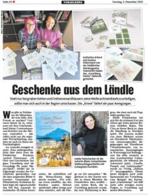 Vorarlberg memo, Kronen Zeitung, Krone, Geschenk, Weihnachten